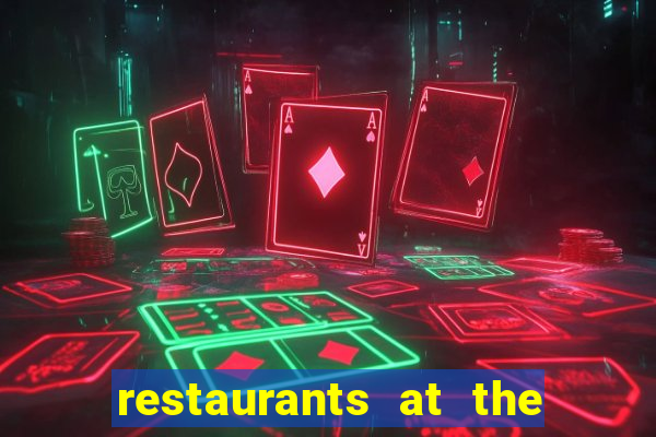 restaurants at the cosmopolitan casino