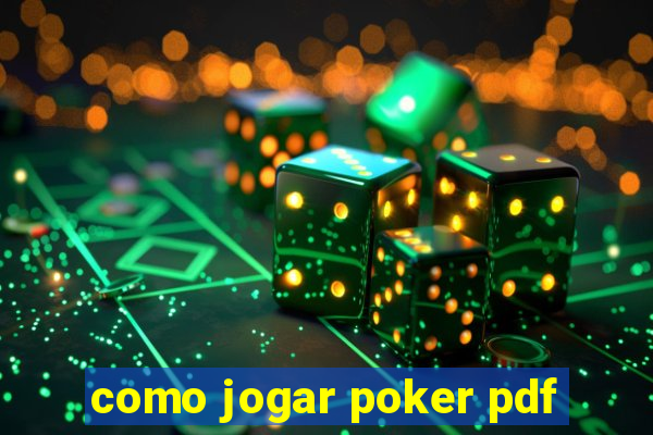 como jogar poker pdf