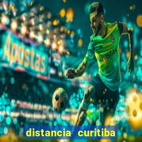 distancia curitiba a santos