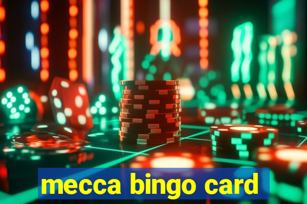 mecca bingo card