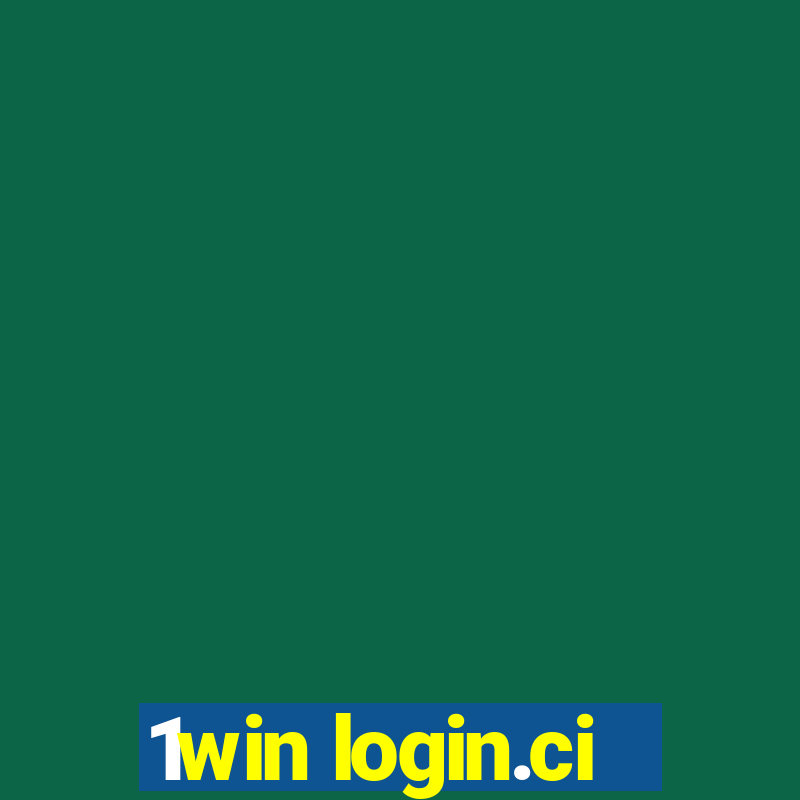 1win login.ci