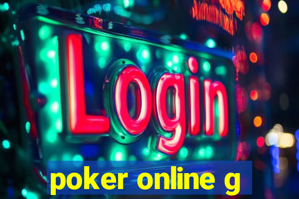 poker online g