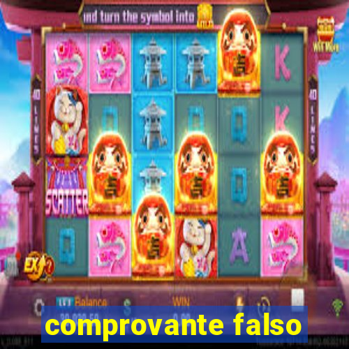 comprovante falso