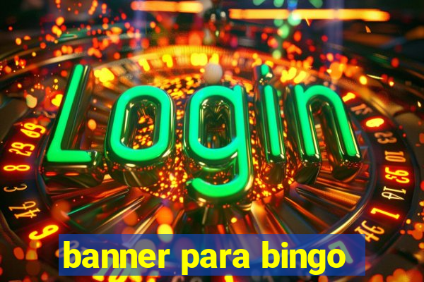 banner para bingo