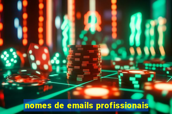 nomes de emails profissionais