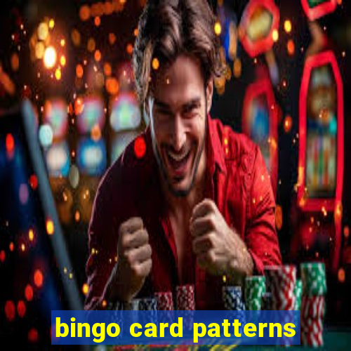 bingo card patterns