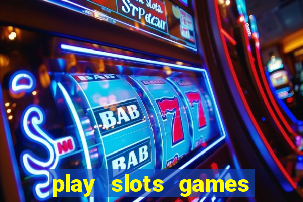 play slots games for free