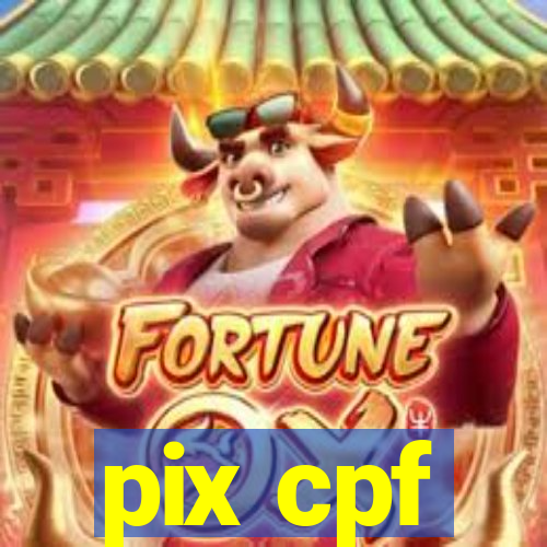 pix cpf