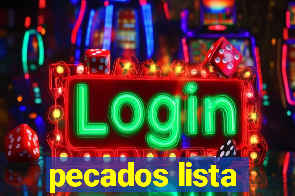 pecados lista