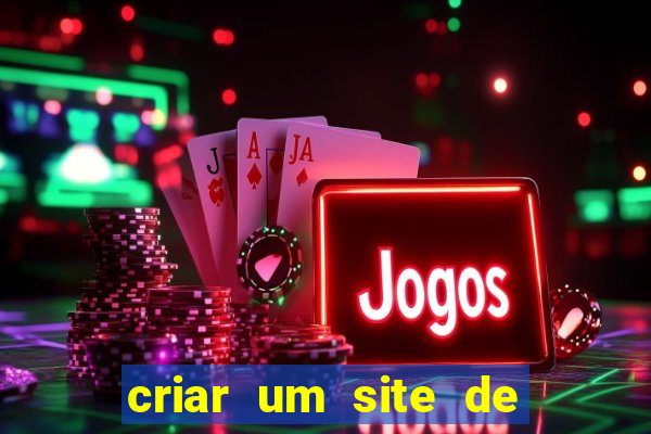 criar um site de jogos agora