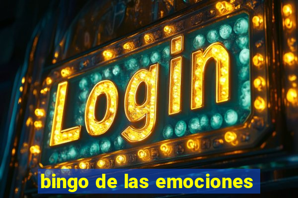 bingo de las emociones