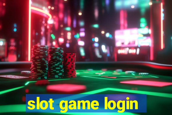 slot game login