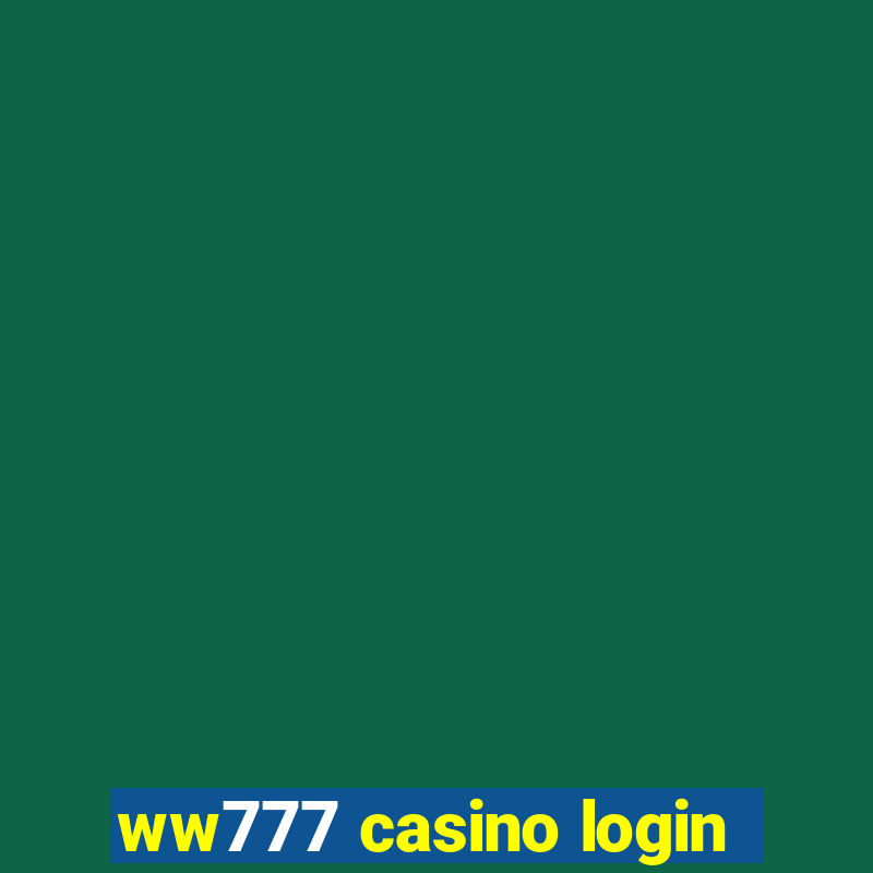 ww777 casino login