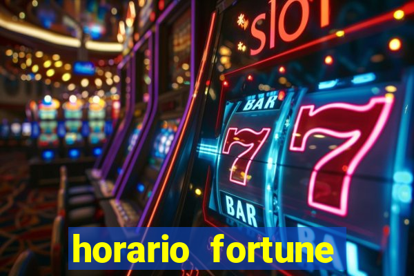 horario fortune tiger hoje