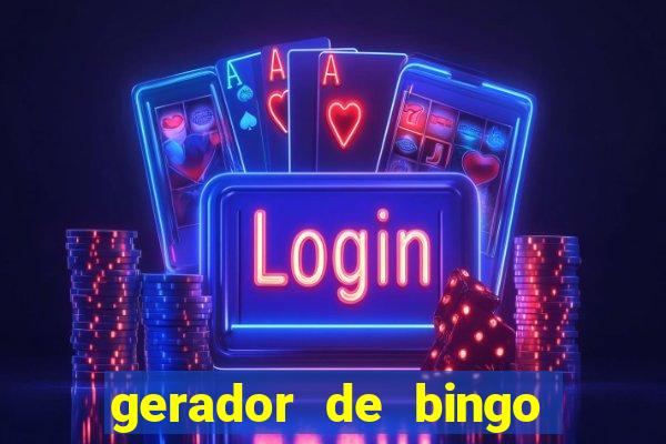 gerador de bingo de palavras