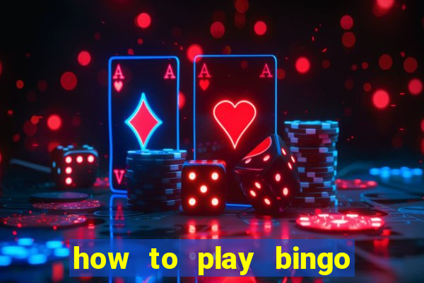 how to play bingo bonus scratch card