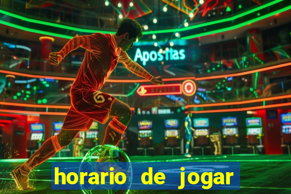 horario de jogar fortune tiger