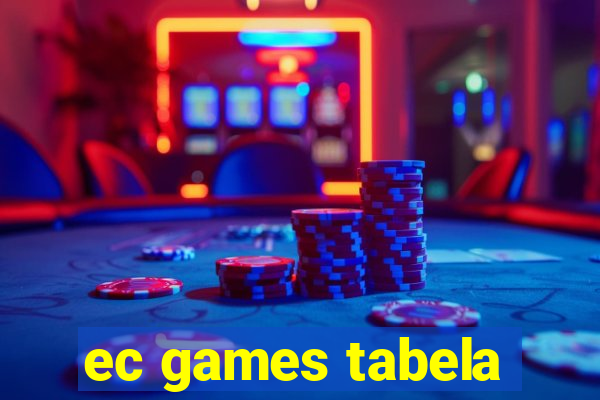 ec games tabela