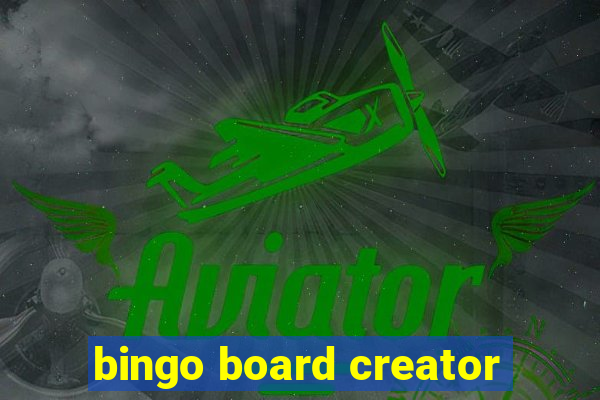 bingo board creator