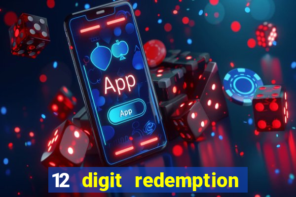 12 digit redemption code for golden hearts casino