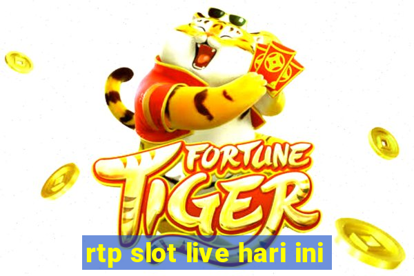 rtp slot live hari ini