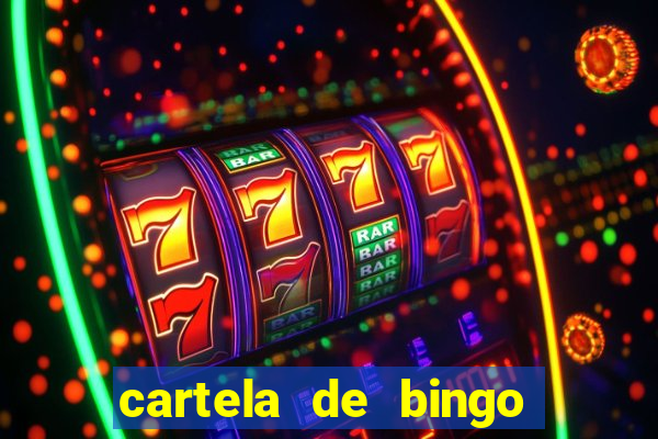 cartela de bingo ate 50