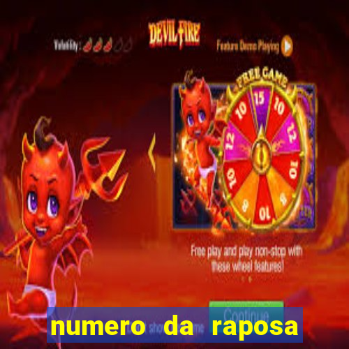 numero da raposa no bicho