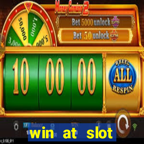 win at slot machines in casinos