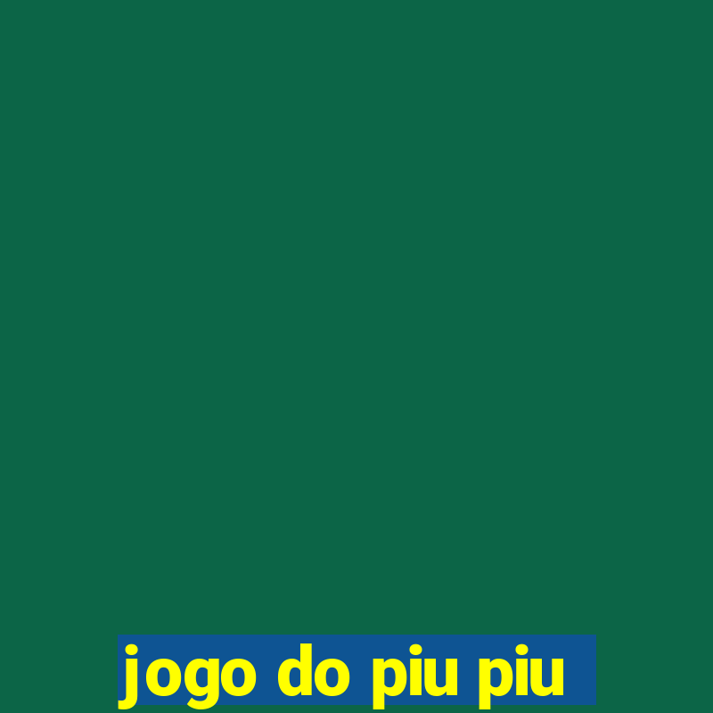 jogo do piu piu