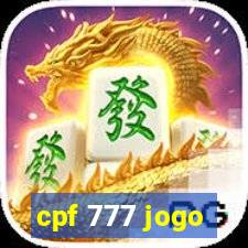 cpf 777 jogo