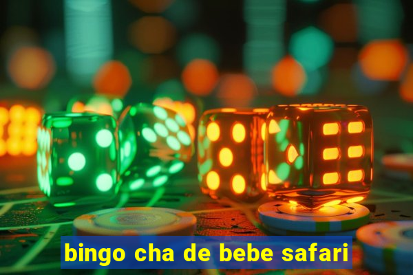 bingo cha de bebe safari