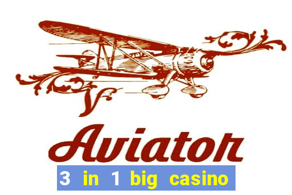 3 in 1 big casino game set