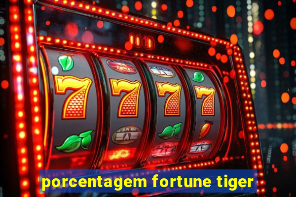 porcentagem fortune tiger