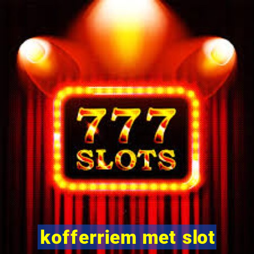 kofferriem met slot