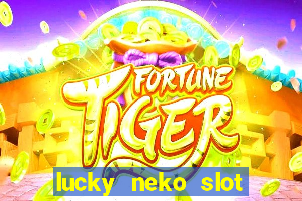 lucky neko slot logo png