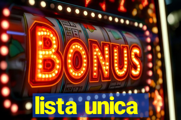 lista unica