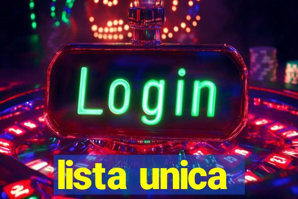 lista unica