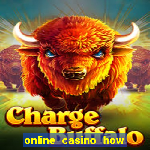 online casino how to win