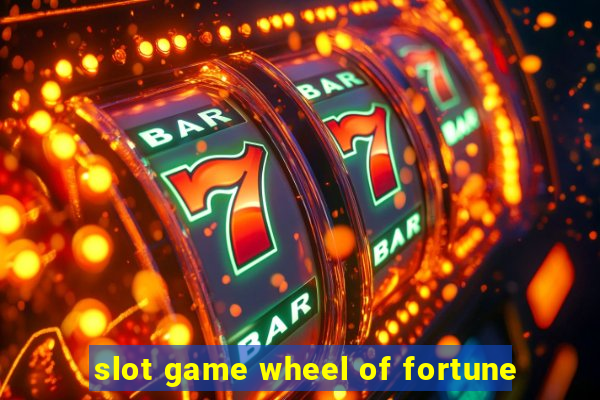 slot game wheel of fortune