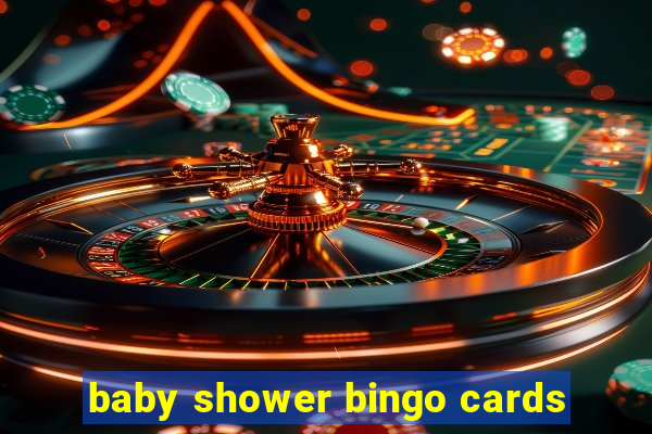 baby shower bingo cards