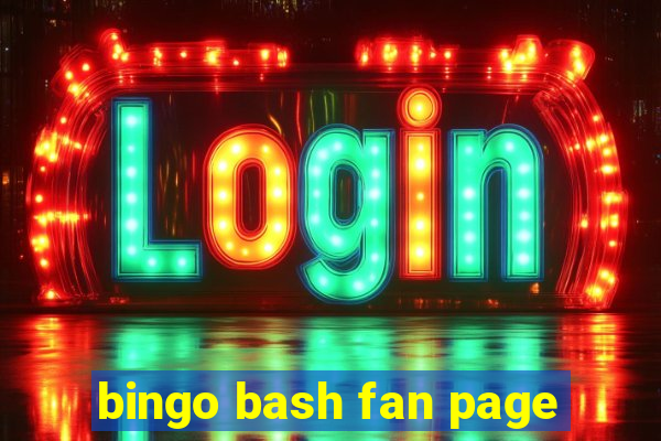 bingo bash fan page