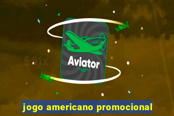 jogo americano promocional