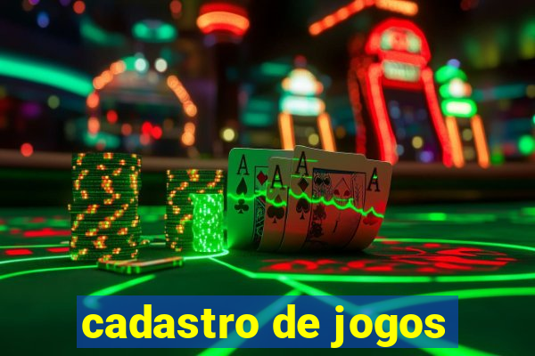 cadastro de jogos