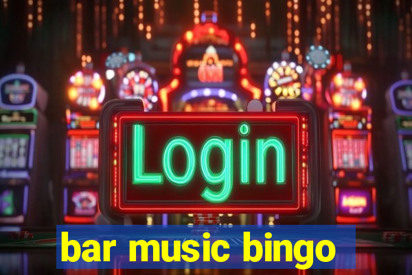 bar music bingo