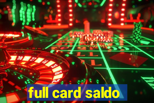 full card saldo