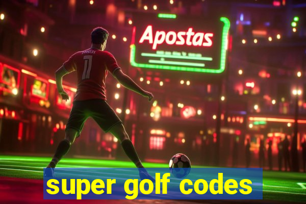 super golf codes