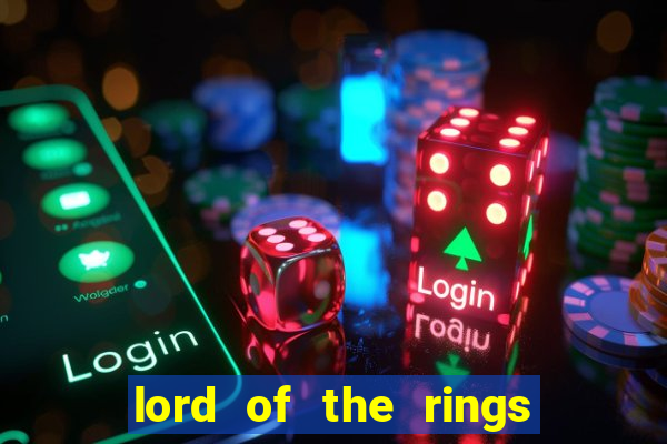 lord of the rings slot machine