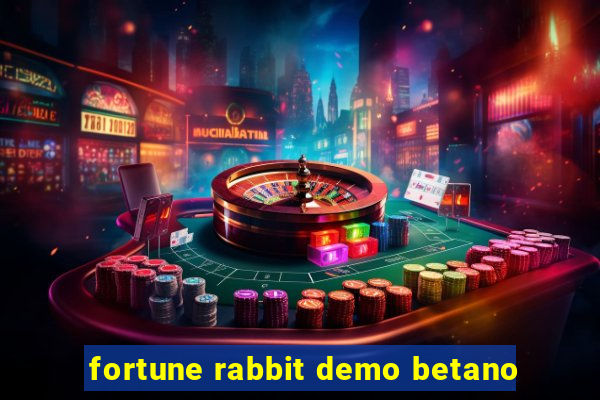 fortune rabbit demo betano