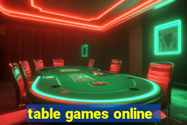 table games online