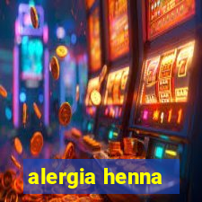 alergia henna